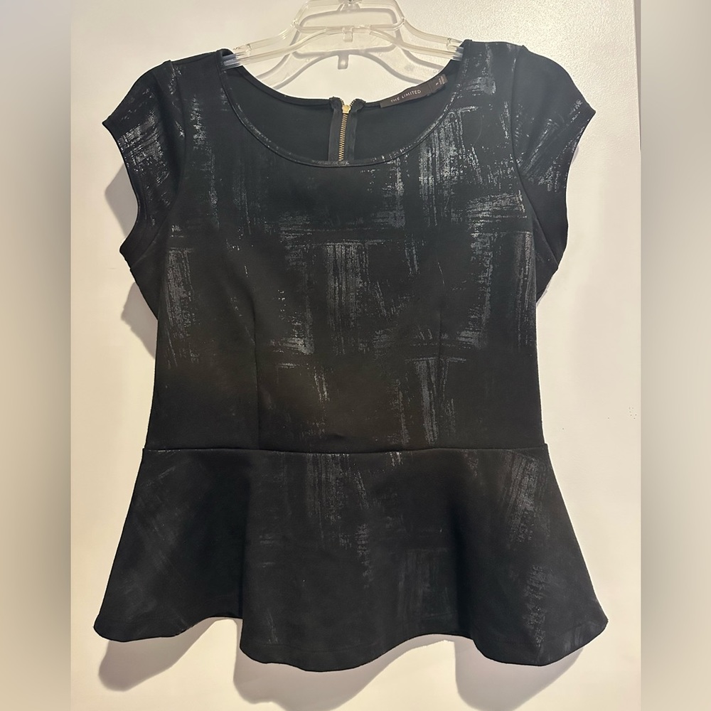 The Limited Black flair top!